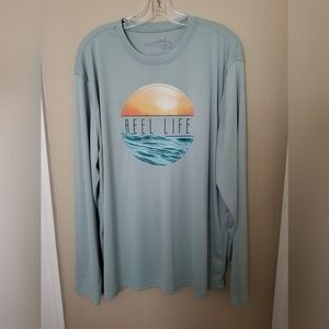 Reel life long sleeve t-shirt xxl